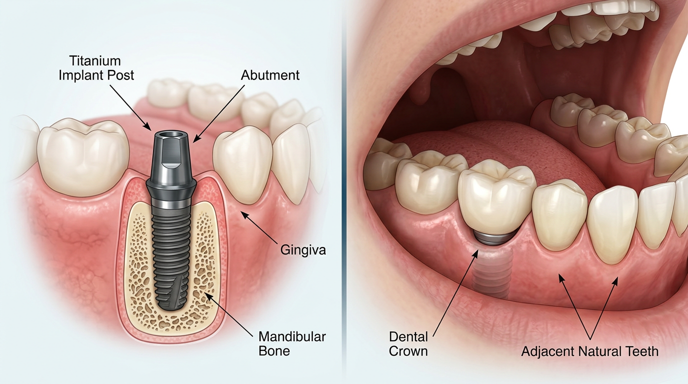 Dental implant procedure at My Dentist Chandler